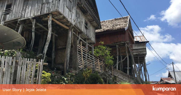 Rumah-rumah Tua Berkaki Kayu di Kampung Bitombang, Pulau Selayar